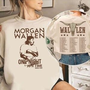 Vintage Morgan Wallen Tour 2023 Merch Sweatshirt Morgan - Etsy