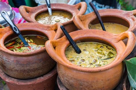 Thai Curry in the Clay Pot. Stock Photo - Image of herb, boiled: 70221720