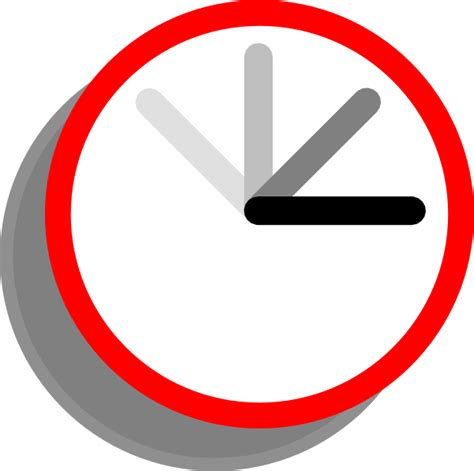 Ticking Clock Frame 1 Clip Art at Clker.com - vector clip art online, royalty free & public domain