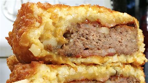 Deep Fried Burger Patty Recipe