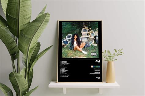 SZA Ctrl Album Poster Minimalistic - Etsy