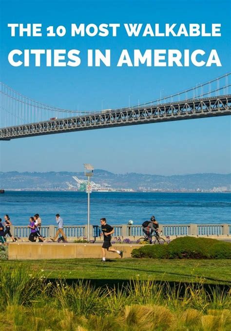 America's Most Walkable Cities | Walkable city, Walking city, Walkability