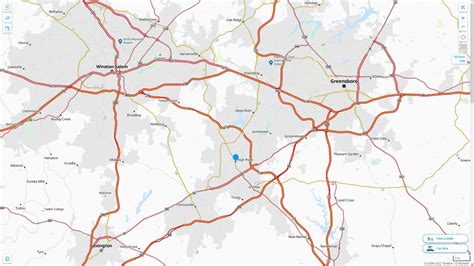 High Point North Carolina Map - United States