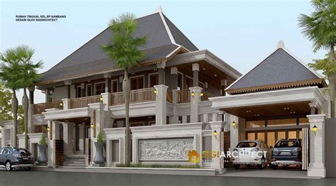 75 Gambar Desain Rumah Joglo Modern Mewah , Mau Coba?