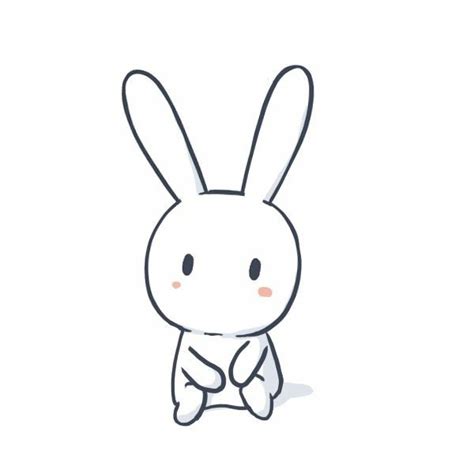 Cute Bunny Cartoon Illustration