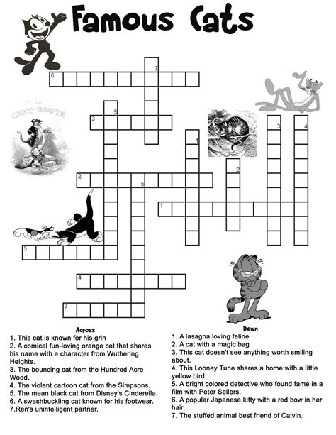 Fun Crossword Puzzles Printable
