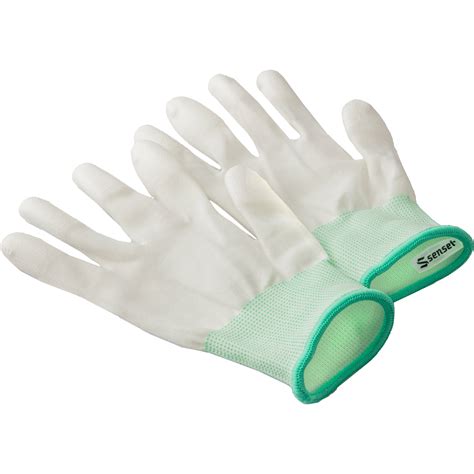 Sensei Anti-Static Gloves (Medium, White) ASCG-WM B&H Photo Video