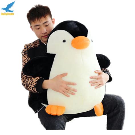 Fancytrader 28'' Soft Plush Polar Penguin Toy Giant Stuffed Animal Penguins Doll 70cm Nice Kids ...