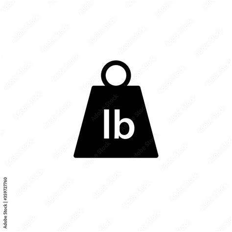 1 pound weight icon. Clipart image isolated on white background Stock Vector | Adobe Stock