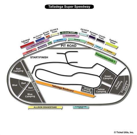 Talladega Superspeedway, Talladega AL | Seating Chart View