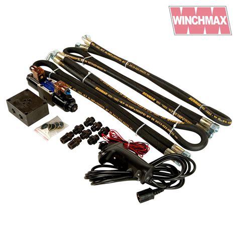 Buy WINCHMAX Hydraulic Winch Installation Kit. CETOP3/NG6 24V Solenoid Operated Directional ...