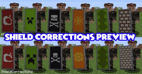 Shield Corrections Preview Pack (1.20) - MCPE/Bedrock - 9Minecraft.Net