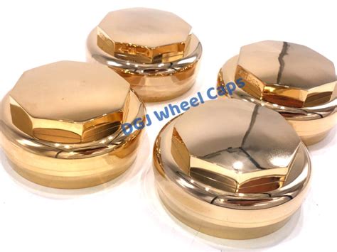 Hex Smooth Gold Knock-offs Spinners for Lowrider Wire Wheels – DGJ Wheel Caps