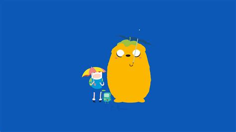 BMO Finn Jake In Blue Background HD Adventure Time Wallpapers | HD Wallpapers | ID #60562