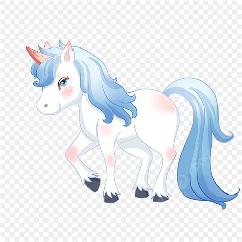 Blue Unicorn Hd Transparent, Cute Blue Unicorn, Lovely, Animal, Blue PNG Image For Free Download