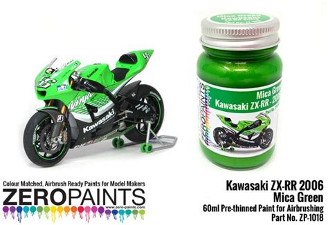 Kawasaki ZX-RR 2006 Mica Green Paint 60ml | ZP-1018 | Zero Paints