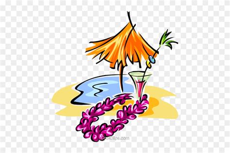 Tropical Vacation Symbol Royalty Free Vector Clip Art - Tropical ...