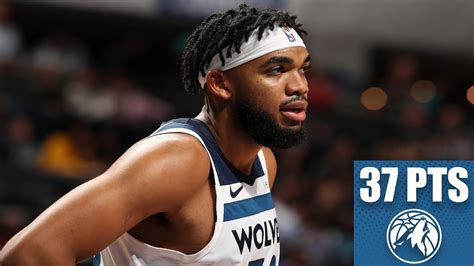 Karl-Anthony Towns leads Timberwolves to victory with 37 points vs. Hornets | 2019-20 NBA ...