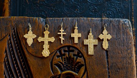 Russian Orthodox Crosses handcrafted by Gallery Byzantium
