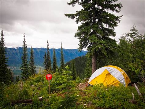 Mountaintop Camping at Fernie Alpine Resort