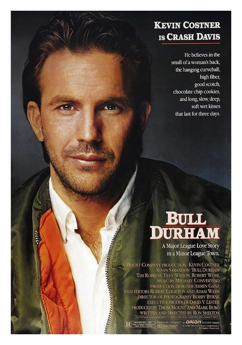 KEVIN COSTNER in BULL DURHAM -1988-. Photograph by Album - Pixels