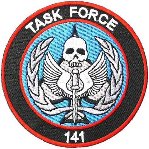 Task Force 141 Logo Call of Embroidered Duty Tactical Patches SAS Badge Emblem Morale Applique ...