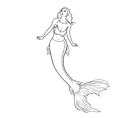 How To Draw A Mermaid Sketchok Easy Drawing Guides 8600 | The Best Porn Website