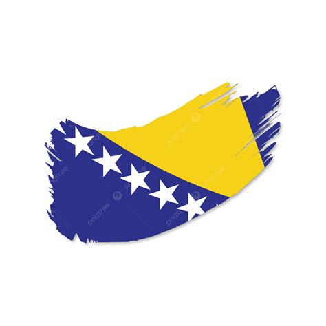 Bosnia And Herzegovina Vector Flag Design, Bosnia And Herzegovina, Bosnia And Herzegovina Flag ...