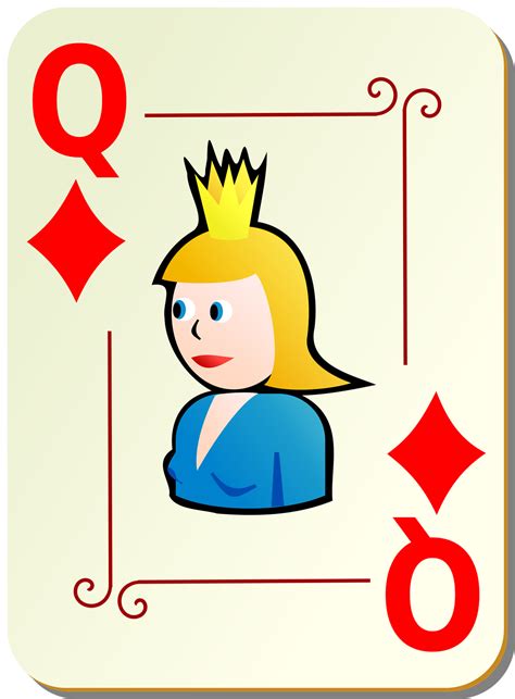 Queen Playing Card Svg - Queen of Spades Playing Cards Vector File SVG ...