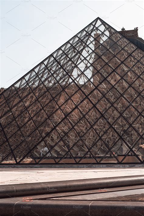Louvre museum in Paris | Architecture Stock Photos ~ Creative Market