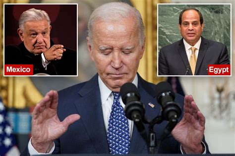 Biden confunde a los presidentes de México y Egipto después de defender 'finamente' la memoria