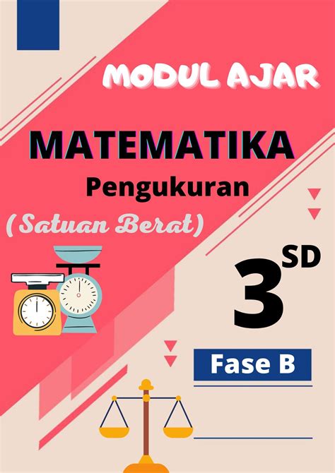 Cover modul ajar matematika | Sampul buku, Kurikulum, Sekolah dasar