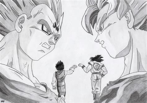 Vegeta and Goku by 17Shadow17 on DeviantArt