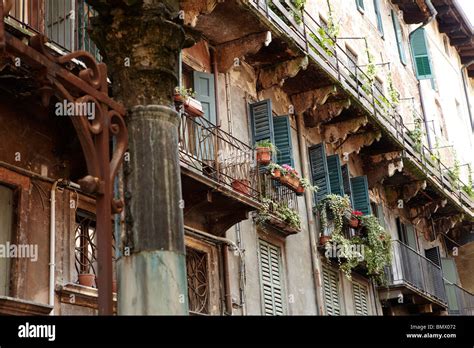 Typical architecture in Verona, Italy Stock Photo - Alamy