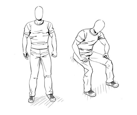 How To Draw A Person Standing