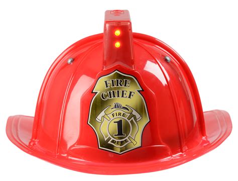 Aeromax | Jr. Fire Chief Helmet with Lights and Siren | Adjustable Youth Size | Red or White ...