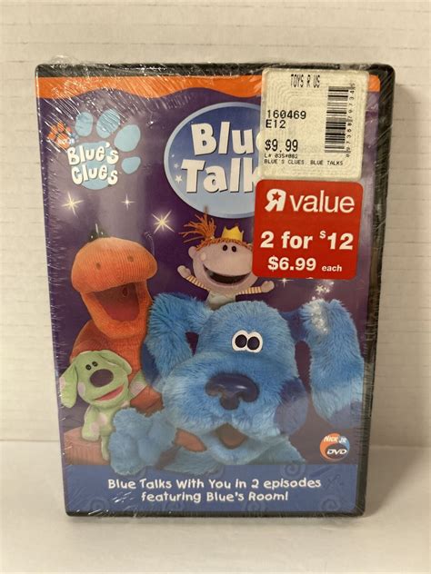 BLUE'S CLUES Blue Talks - Blue Talks With You In 2 Episodes Nick Jr (DVD, 2004) 97368797345 | eBay