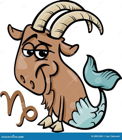 Capricorn Or The Sea Goat Zodiac Sign Stock Image - Image: 38052881