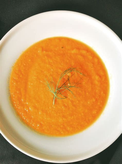 Creamy Spiced Carrot Fennel Soup with Ginger, Turmeric, and Coriander - Plants-Rule