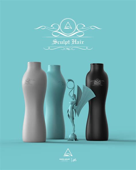 Sculpt Hair - Shampoo bottle designs on Behance | Bottle design, Shampoo bottles design ...