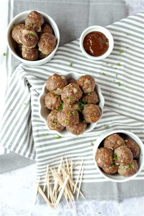 Elk Meatballs with Sweet & Spicy Sauce