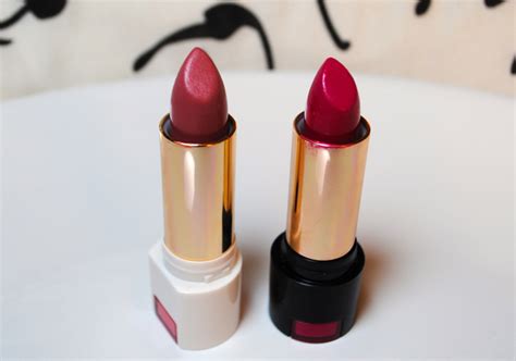 Flower Beauty: Kiss Stick Velvet and High-Shine Lip Color Review: matte+crimson