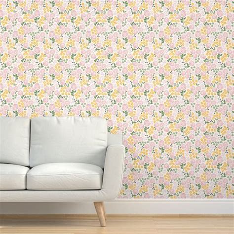 Rose Garden in white Wallpaper | White wallpaper, Perfect wallpaper, Textured walls