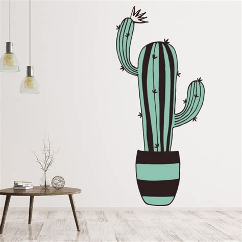 Stripe Cactus Wall Sticker