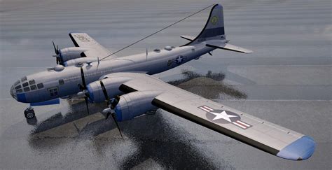 Boeing B-29 Superfortress 3D Model by ChipBassChaos