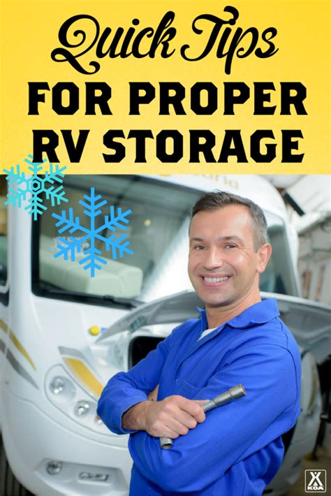 Quick Tips For Proper RV Storage from KOA | Rv storage, Rv, Camping equipment rental