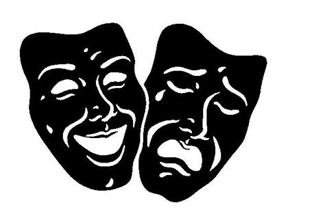 Drama masks | Theatre masks, Art, Theatre symbol