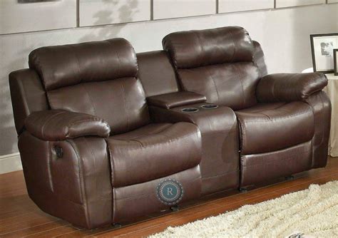 Modern Cheap Reclining Sofa Reviews: Reclining Sofa With Center Console