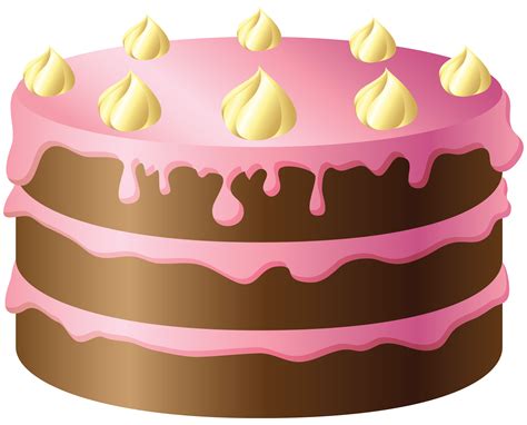 Birthday cake clip art black clip art birthday - Clipartix