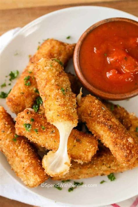 Gooey Cheese Sticks (Fried or Baked) - Grandma's Simple Recipes